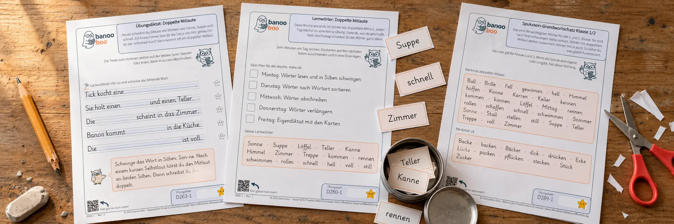Diktate Grundschule – Übungsdiktate Klasse 1–4