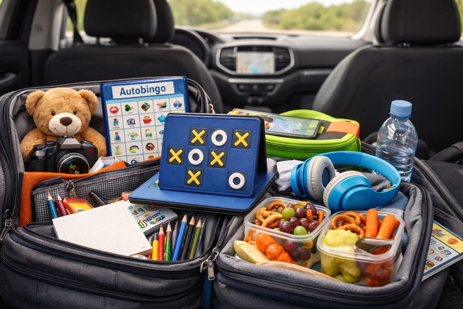 Lange Autofahrt mit Kindern: Ideen, Packliste & Stress vermeiden