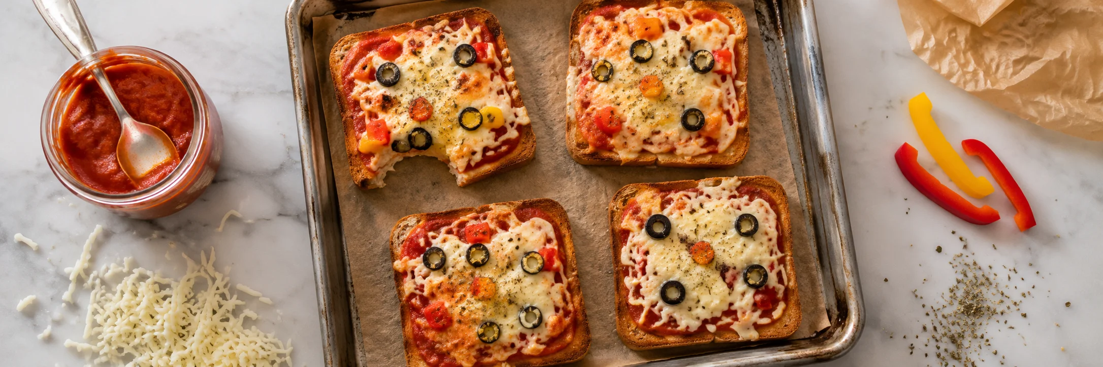 Pizzatoast Rezept – schnell, einfach, für Kinder