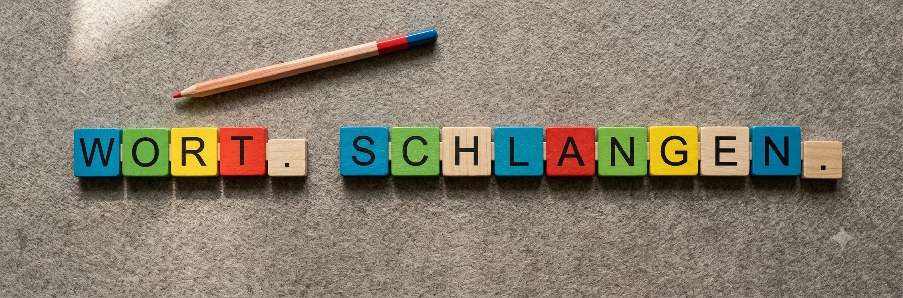 Wortschlangen für Kinder – 25 Rätsel zum Wörter trennen