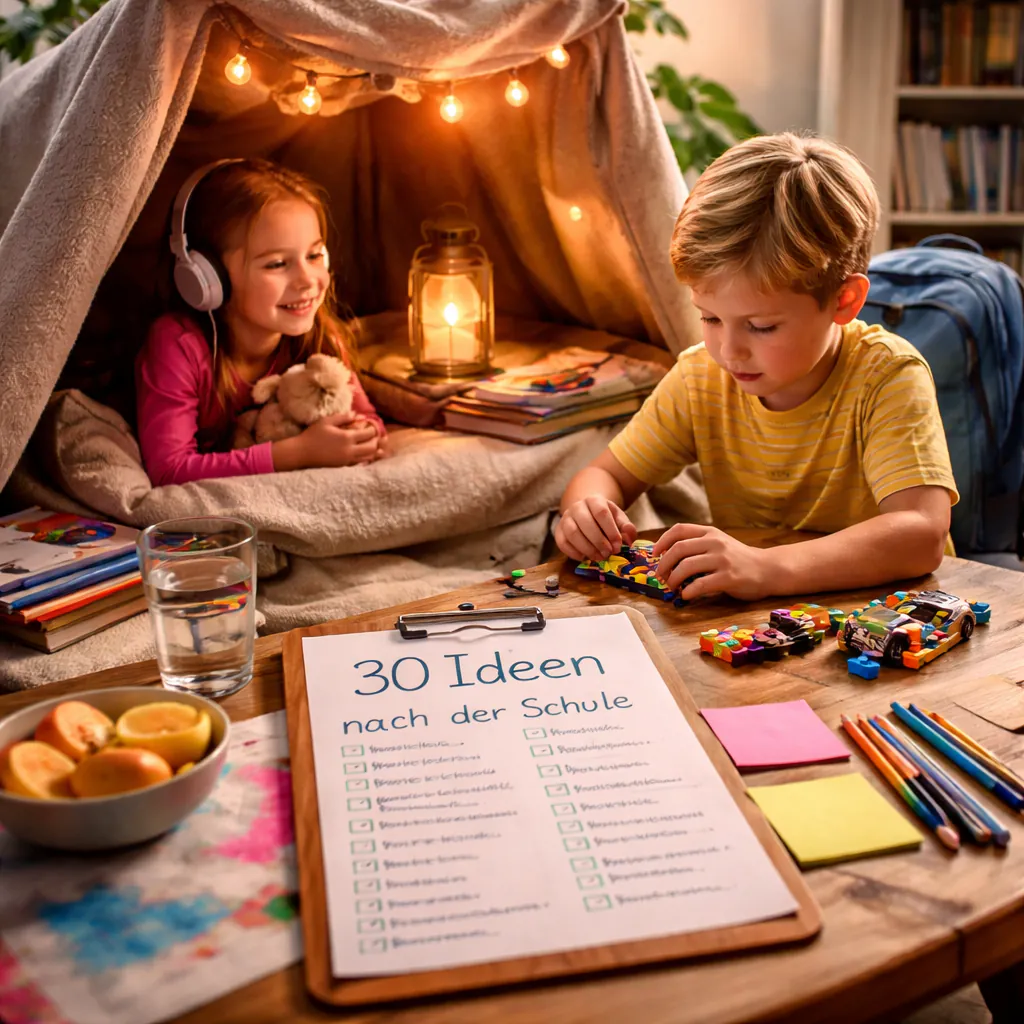 30 Ideen für 30 Minuten nach der Schule (ohne Bildschirm)