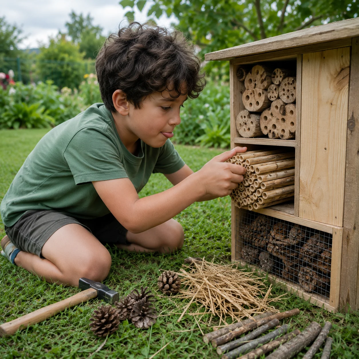 Insektenhotel bauen – Schritt für Schritt mit Kindern