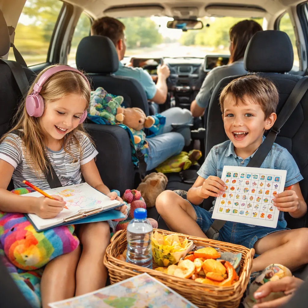 Lange Autofahrt mit Kindern: Ideen, Packliste & Stress vermeiden