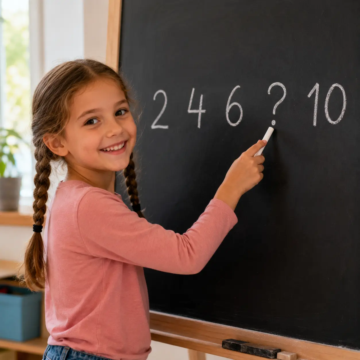 Zahlenreihen leicht für Kinder mit Lösung