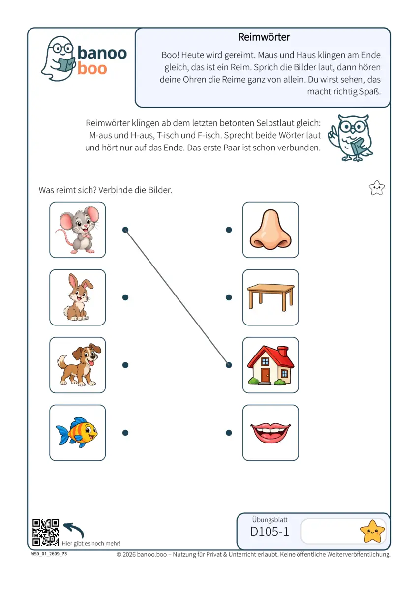 Reimwörter – Vorschau