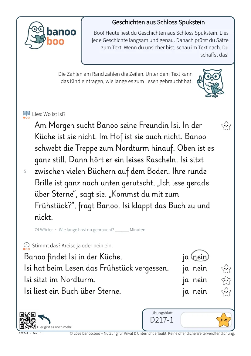Geschichten aus Schloss Spukstein – Vorschau