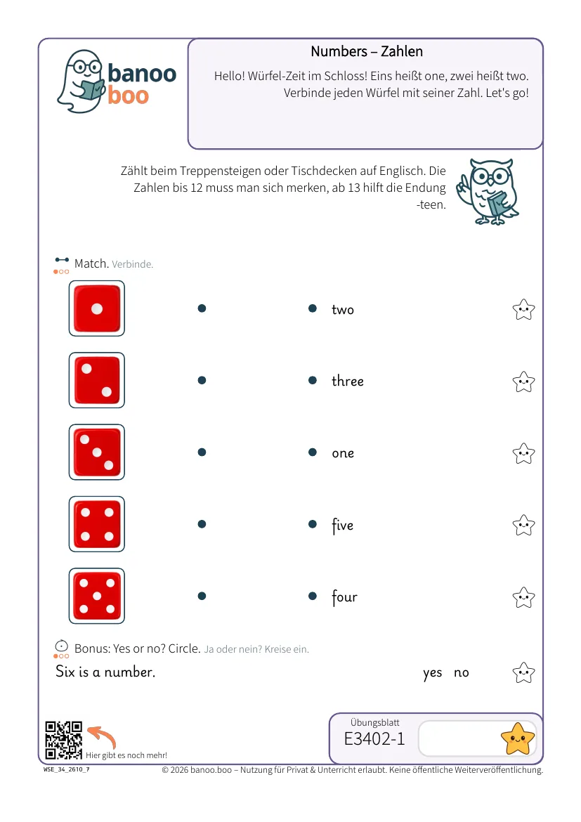 Numbers – Zahlen – Vorschau
