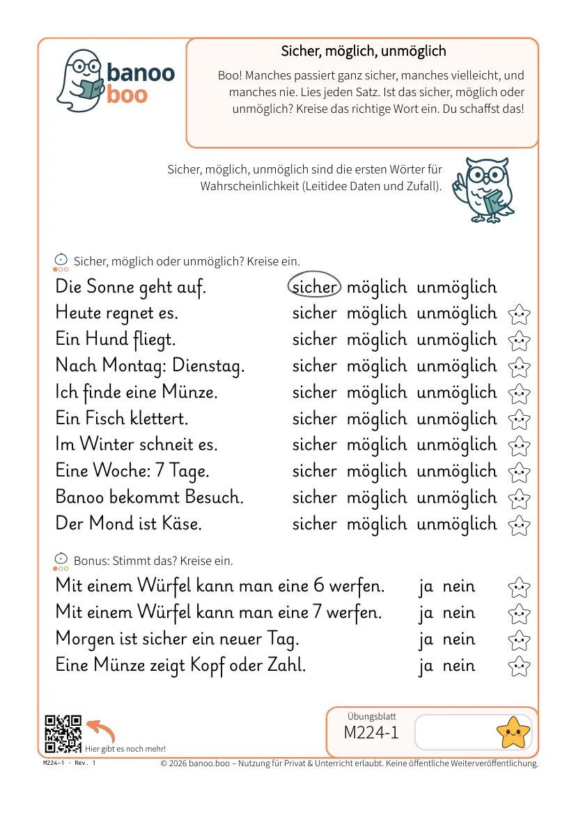 Vorschau: Sicher, möglich, unmöglich