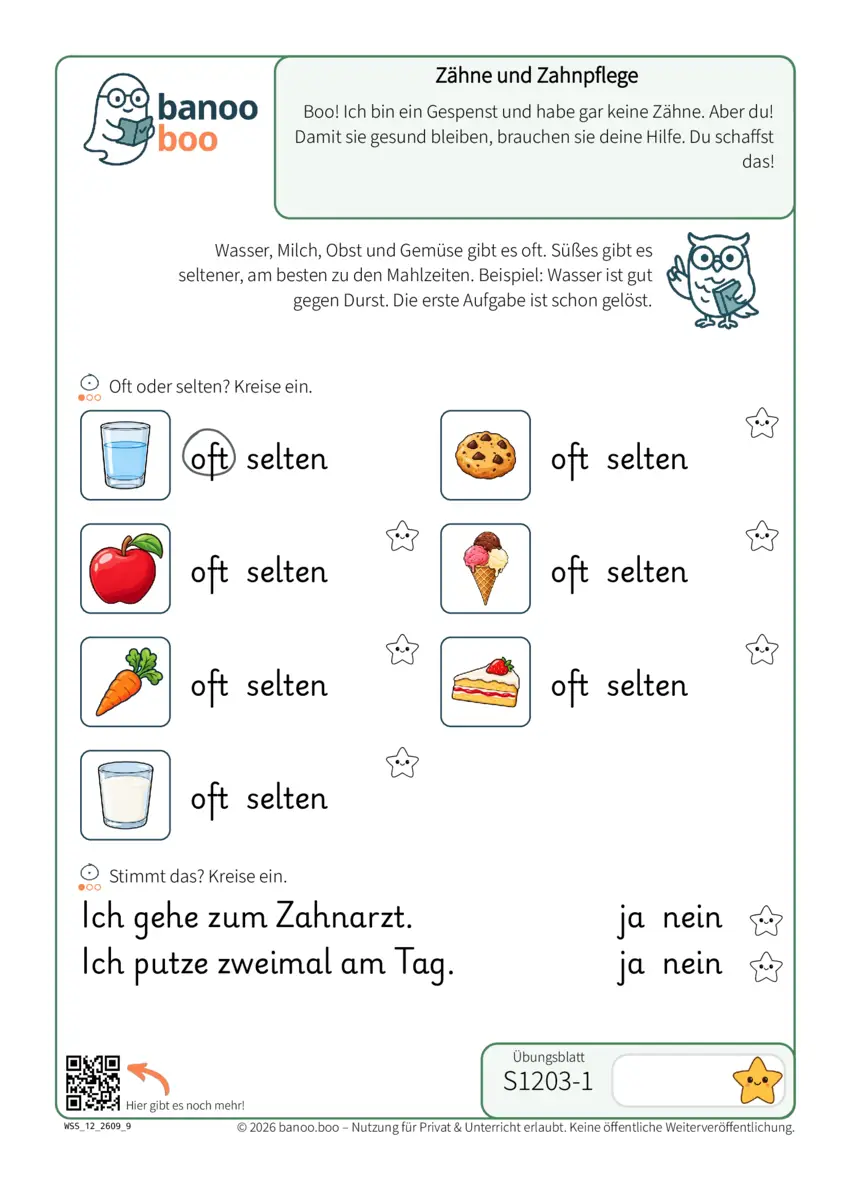 Zähne und Zahnpflege – Vorschau