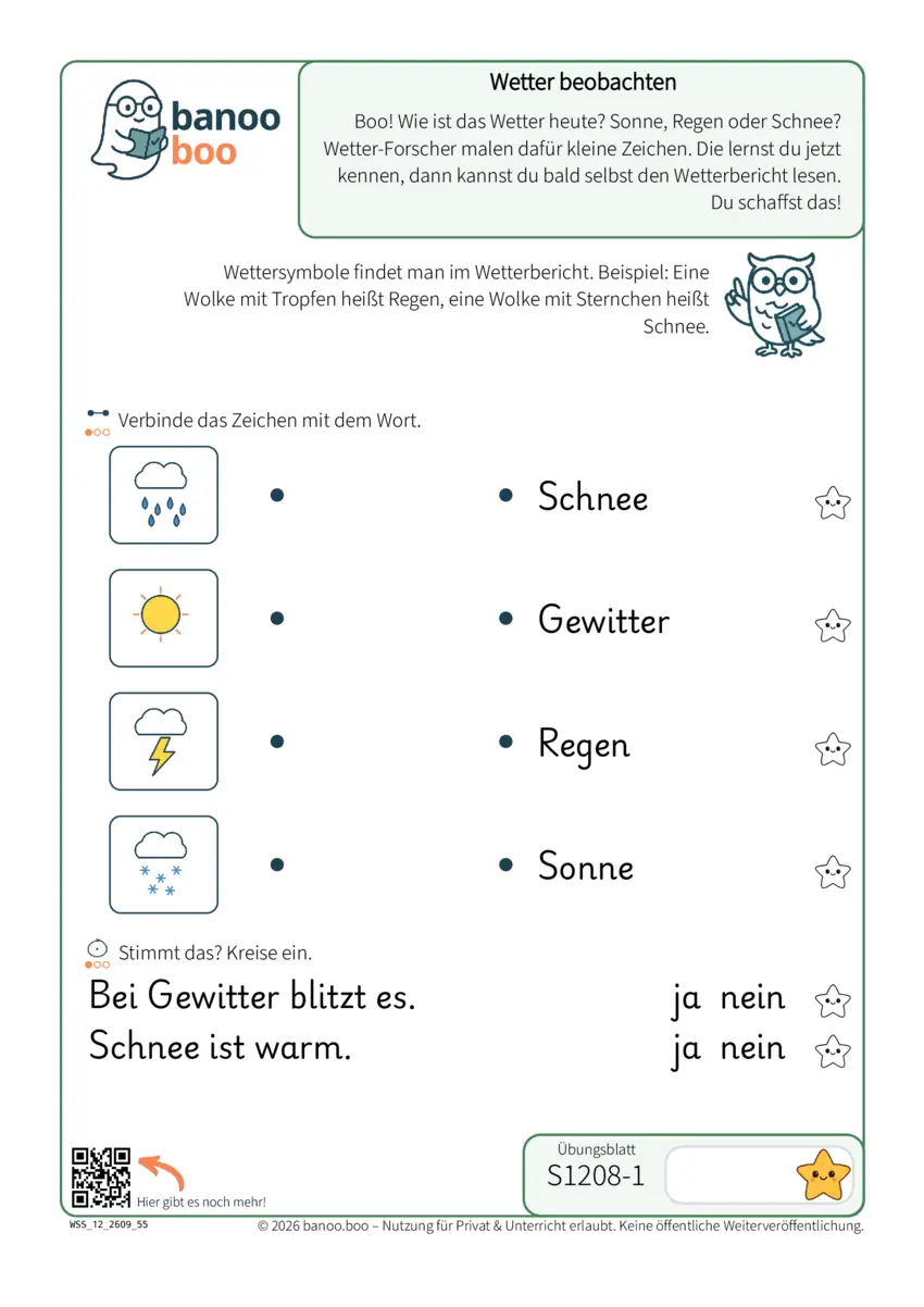 Vorschau: Wetter beobachten