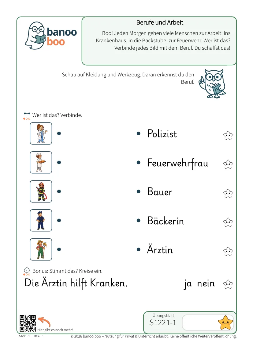 Vorschau: Berufe und Arbeit