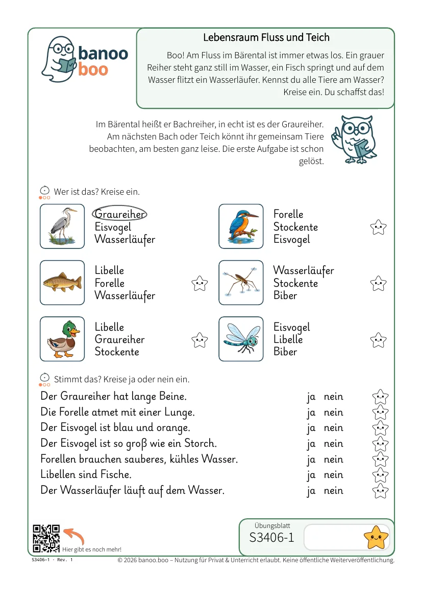 Lebensraum Fluss und Teich – Vorschau