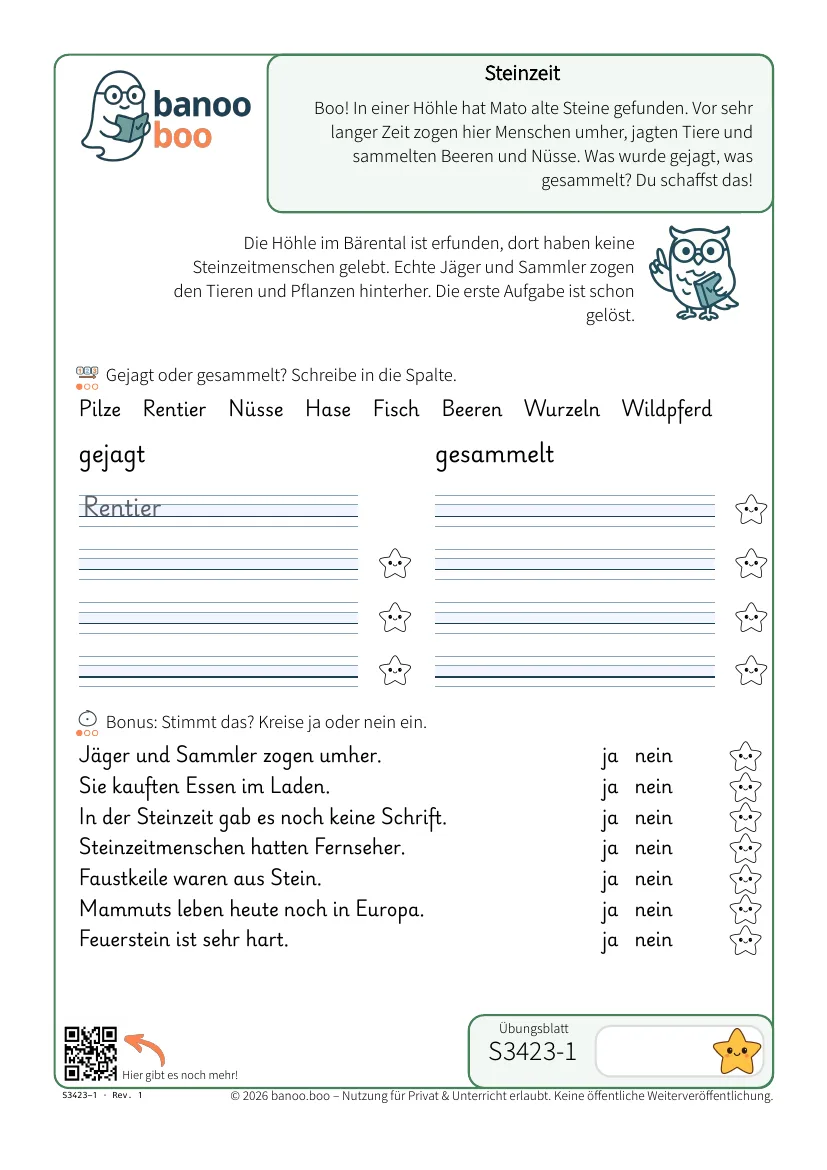 Vorschau: Steinzeit