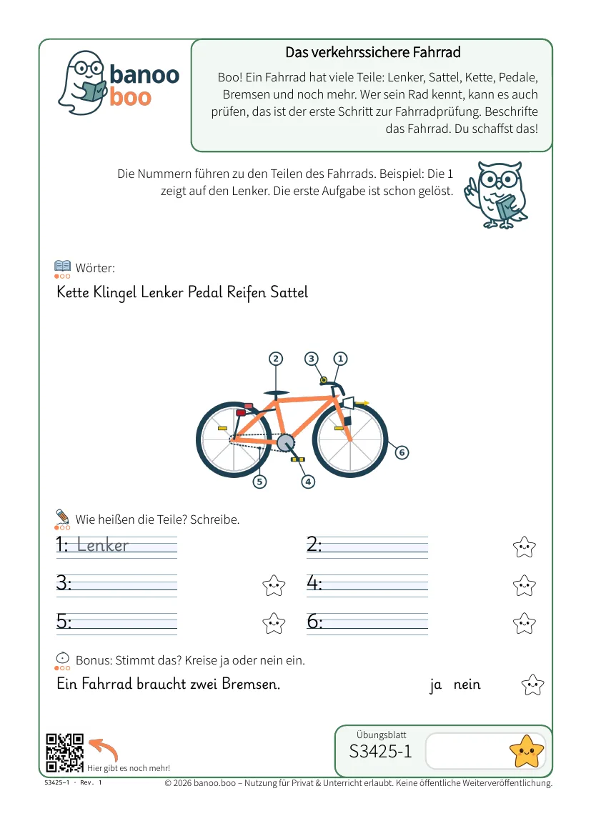 Das verkehrssichere Fahrrad – Vorschau