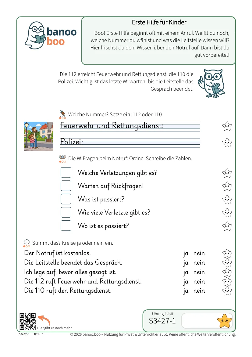 Vorschau: Erste Hilfe für Kinder