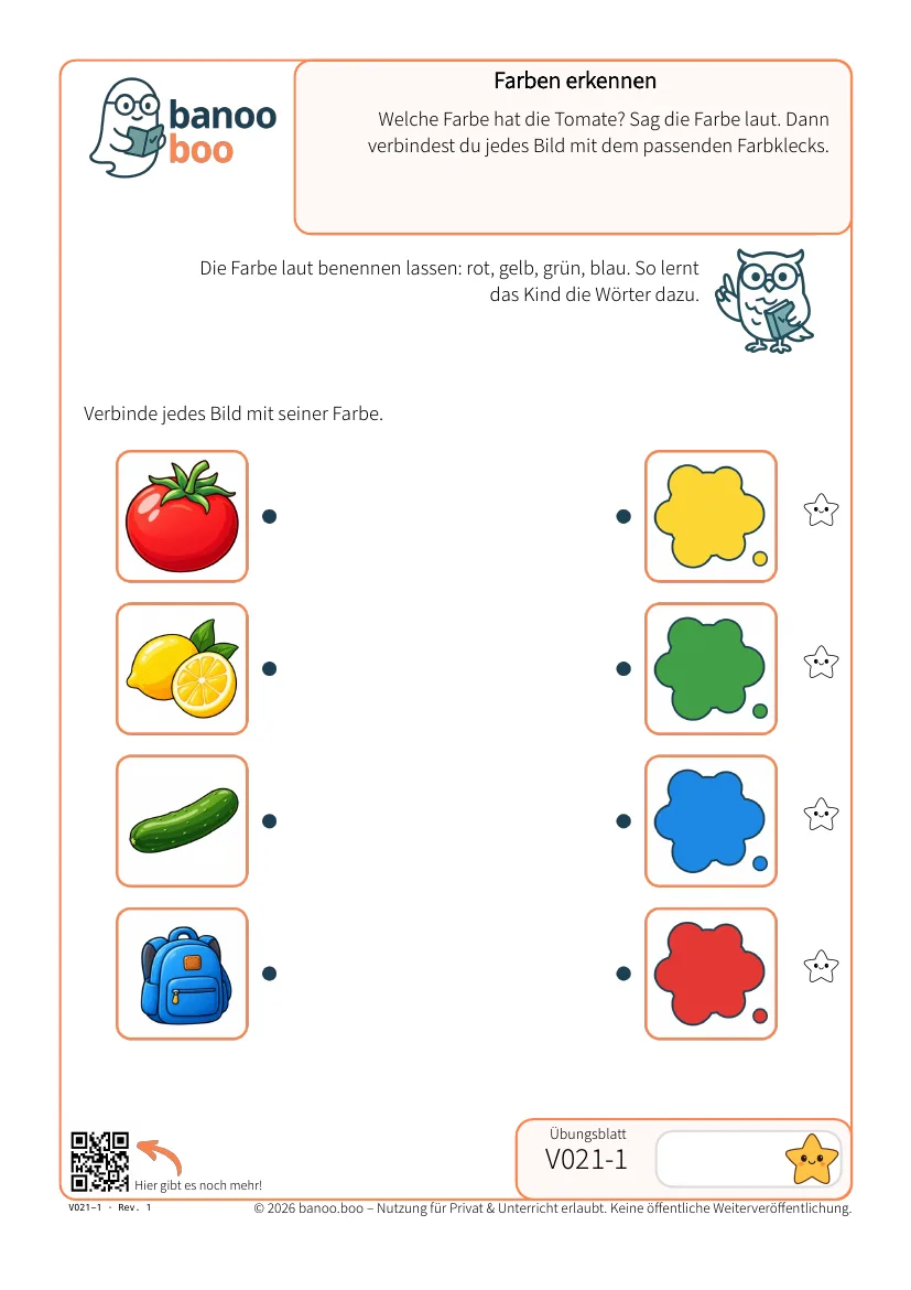 Vorschau: Farben erkennen