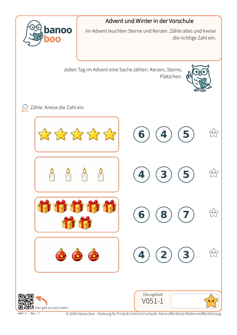 Vorschau: Advent und Winter in der Vorschule
