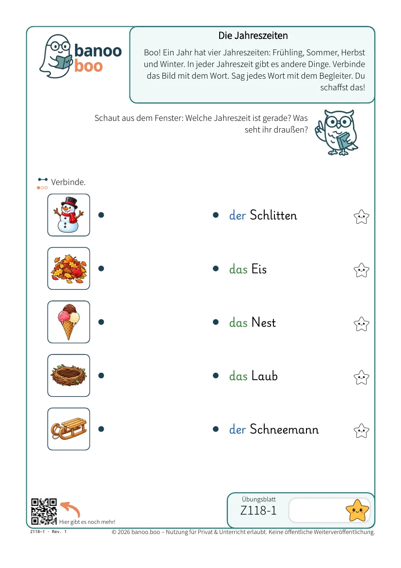 Die Jahreszeiten – Vorschau