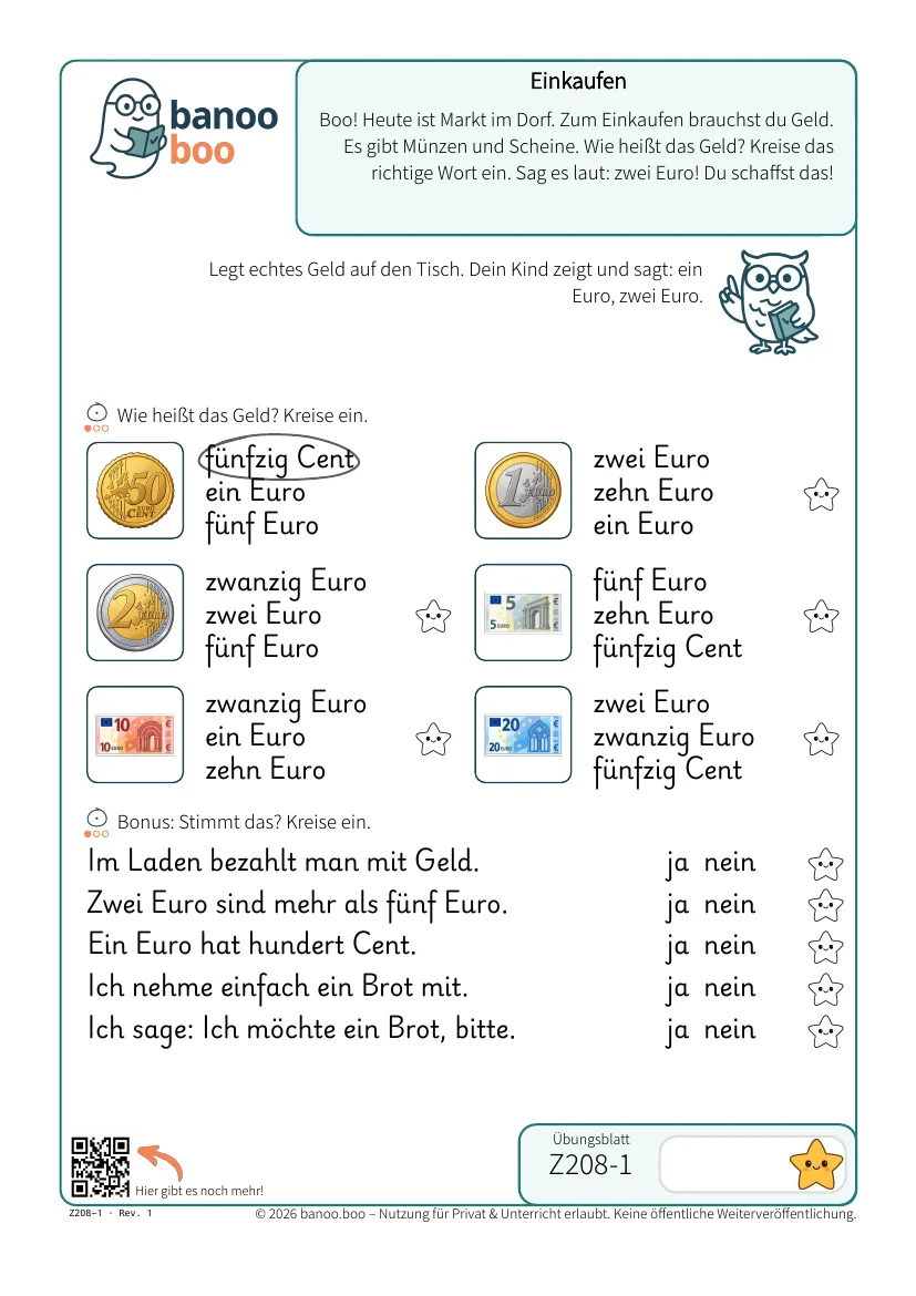 Einkaufen – Vorschau