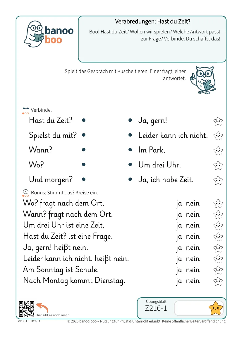 Verabredungen: Hast du Zeit? – Vorschau